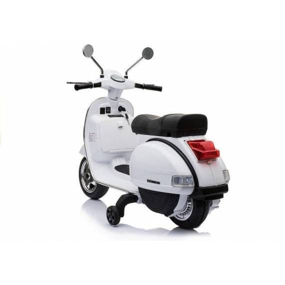 Vespa Scooter Electric Ride On Motorcycle - White