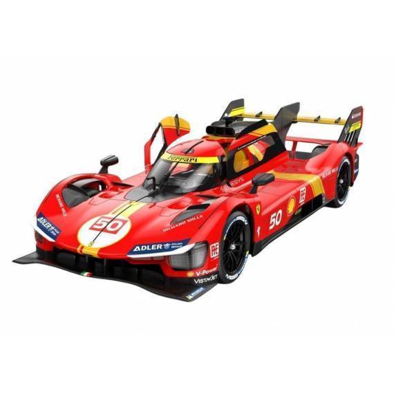 Car R/c 1:24 Remote Controlled Sports Ferrari 499p Red