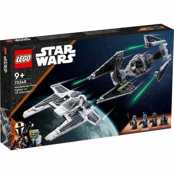 LEGO 75348 Mandalorian Fang Fighter vs. TIE Interceptor