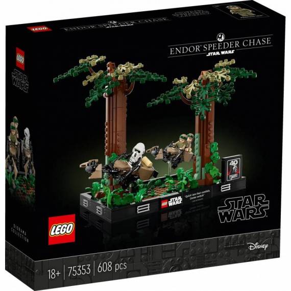 LEGO 75353 Endor Speeder Chase Diorama