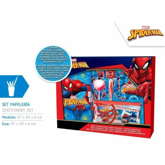 Spiderman Stationery, School Accessories With Secret Ink