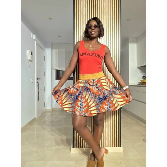 SAMBA ARIZONA SANDS Cotton Print Skirt