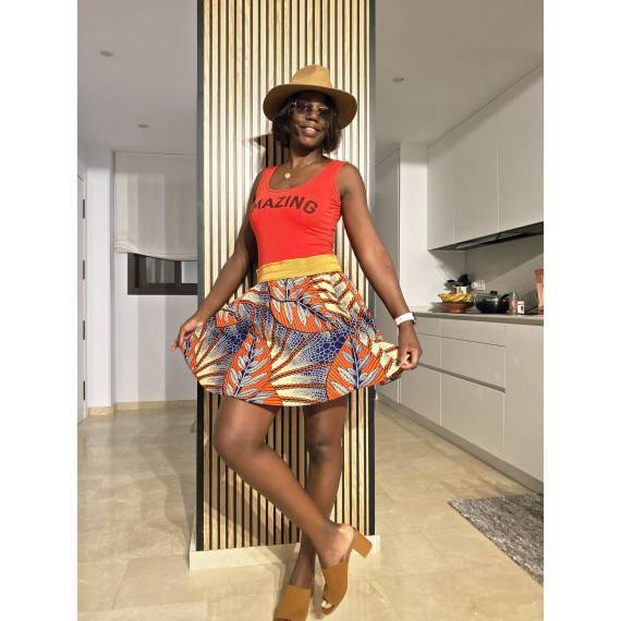 SAMBA ARIZONA SANDS Cotton Print Skirt