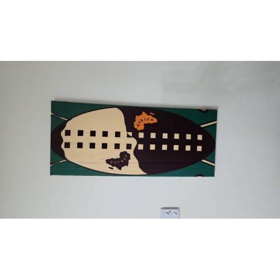 SAMBA Sheild Home Decor Print Canvas - Cotton Print