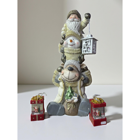 Lantern Stack Decorative Statue