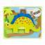 Wooden Puzzle Dinosaur Stegosaurus Yellow