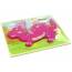 Wooden Puzzle Dinosaur Corythosaurus Pink Spinosaurus Purple