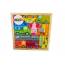 Wooden Puzzle Means Of Transport To Match Taxi Bus