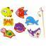 Wooden Fishing Set Colorful Magnet