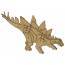 Wooden 3d Spatial Puzzle Stegosaurus Educational Assemblage 41 Pieces