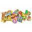 Set Of Wooden Letters Pictures Magnets 26 Pieces