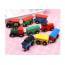Wooden Trains Locomotives Magnet Set 12 Pcs