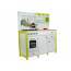 Wooden Kitchen - With An Oven And Accessories Green-white