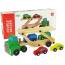 Wooden Green Truck With Trucks Blocks