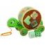Wooden Block Sorter Turtle On Wheels