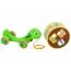 Wooden Block Sorter Turtle On Wheels