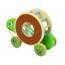 Wooden Block Sorter Turtle On Wheels
