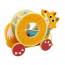 Wooden Blocks Sorter With Pull-on Wheels Fox