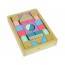 Wooden Bricks Pastel Colours 28 Pieces Castle
