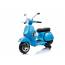 Vespa Scooter Electric Ride On Motorcycle - Blue